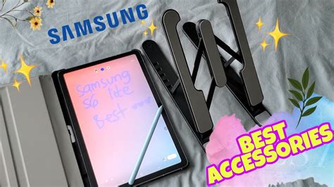 SAMSUNG TAB S6 LITE ACCESSORIES | AKSESORIS TABLET: CASE, PAPERLIKE SCREEN, TABLET STAND! - YouTube