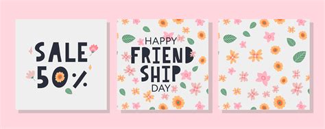 Happy Friendship Day greeting card. 3434943 Vector Art at Vecteezy