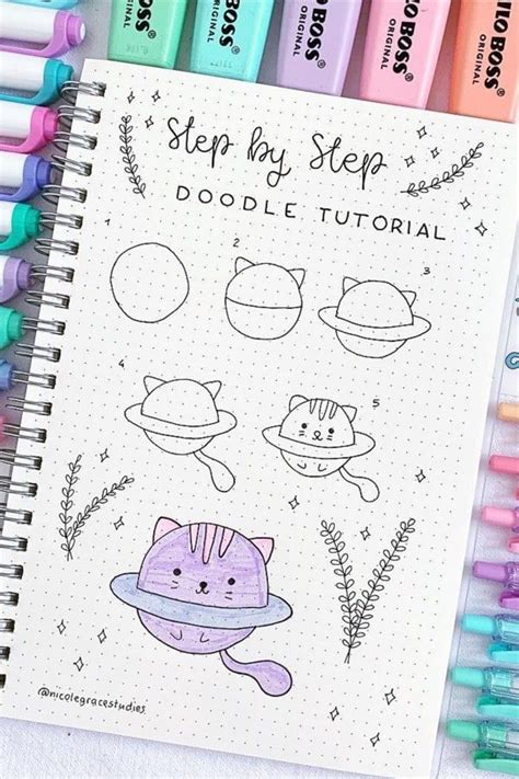 20 Best Bujo Animal Doodles With Step By Step Tutorials Crazy Laura in ...