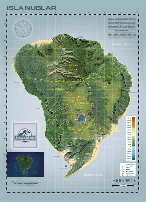 jw isla nublar map – Jurassic-Pedia