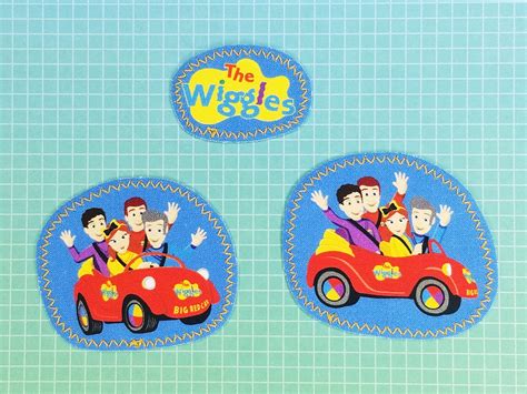 The Wiggles Iron On Patches Y2k 90s Tv Show Nostalgia Big Red | Etsy