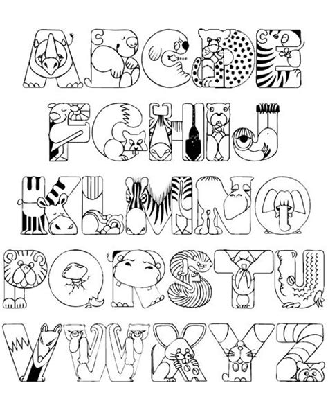 Free Printable Alphabet Coloring Pages for Kids - Best Coloring Pages For Kids