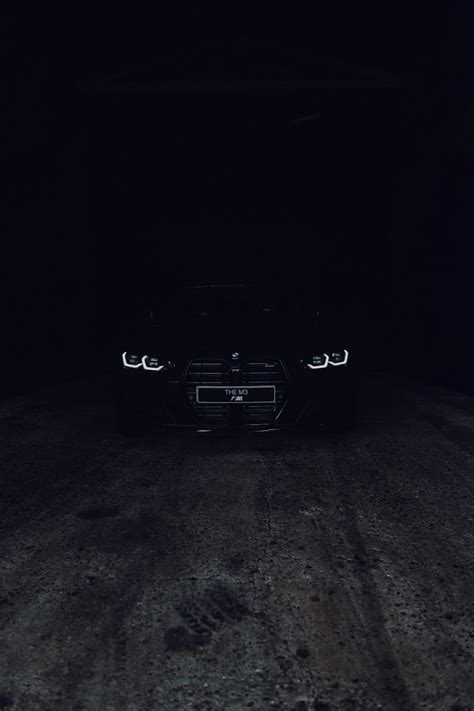 Download wallpaper 800x1200 bmw m3, bmw, car, headlights, black, road ...