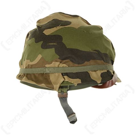 US WWII OR VIETNAM WAR PARA CAMOUFLAGE MATERIAL CAMO HELMET COVER NECK ...