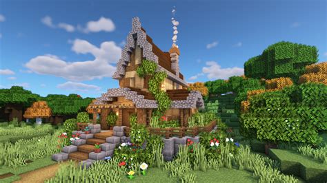 Minecraft Medieval House Building