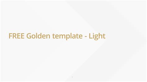 Slideist | FREE Golden PowerPoint template