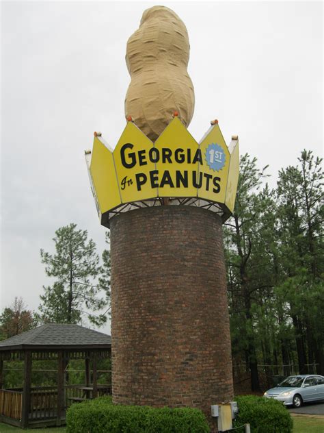 World's Largest Peanut, Ashburn, GA | Roadside attractions, Vintage ...