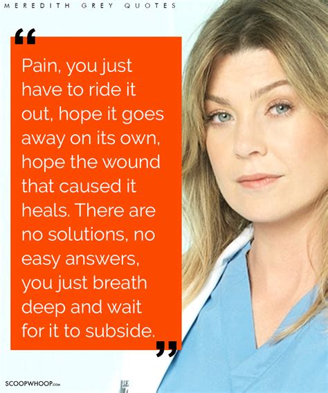 19 Meredith Grey Quotes That’ll Help You To Hold On When The Going Gets ...