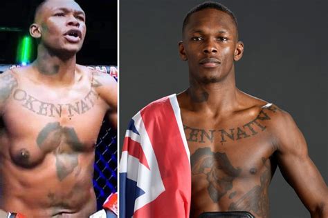 Israel Adesanya says flabby pec was down to 'smoking too much weed ...