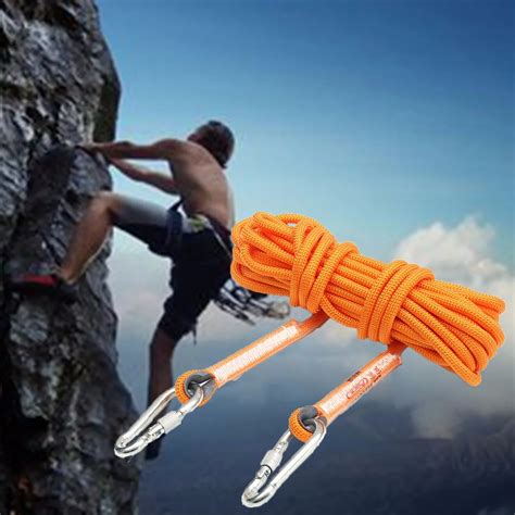 10M Outdoor Rope Climbing Safety Rope paracord Durable Hiking Protection rope Rescue Emergence ...