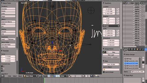 Rigging Faces In Blender