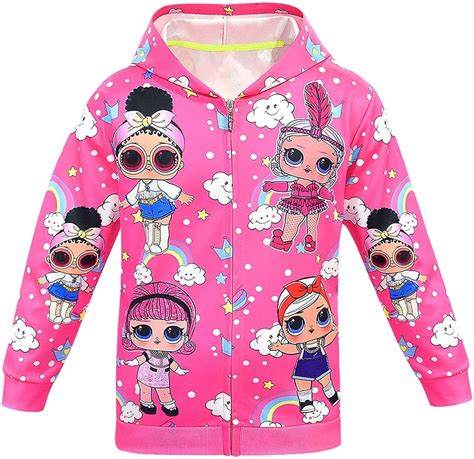 Little Girls Animal Printed Hoodies Autumn Winter Coat Unicorn Jacket ...