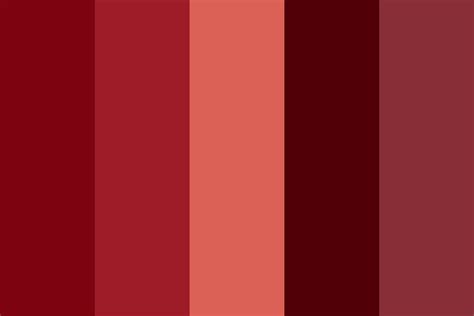 burgundy coral Color Palette
