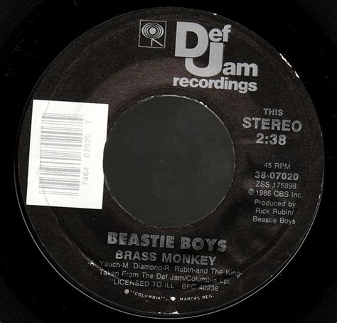 45 RPMs: Beastie Boys Brass Monkey | Eighties Grooves