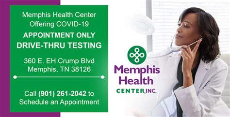 Memphis Health Center Offering COVID-19 Drive-Thru Testing (Appointment Only) – Memphis Health ...