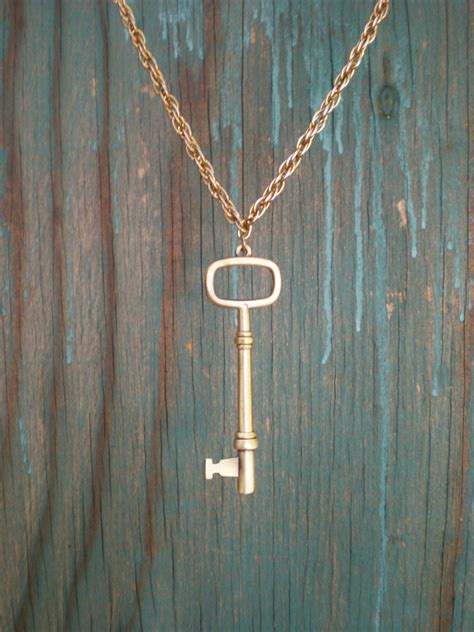 Old Fashioned Key Necklace