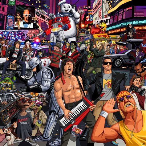 Jim'll Paint It - A tribute to 80s pop culture rendered in...