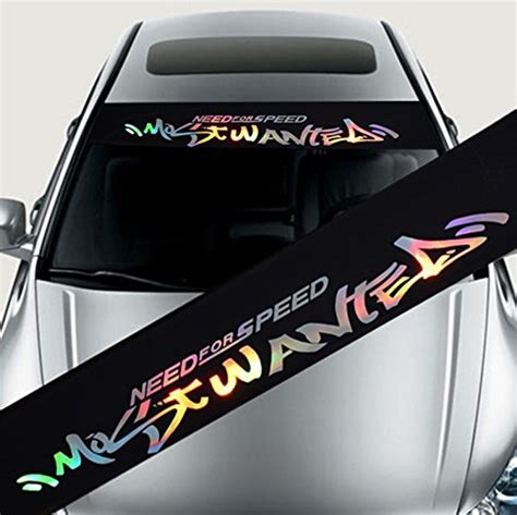 Cheng-store 8” X 52” Car Laser Reflective Vinyl Sticker, Cool Graffiti ...