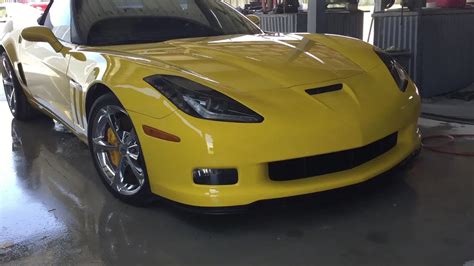 C7 headlights on C6 Corvette conversion - YouTube