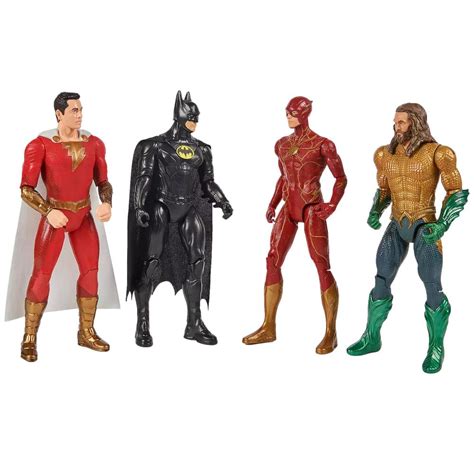 DC Comics Spin Master DC Comics Theatrical 12" Action Figure Set, 4 ...