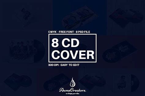 CD/DVD Album Cover Template | Album covers, Cover template, Cd artwork