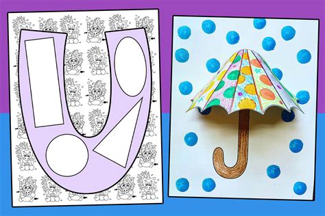 The Letter U Craft for Preschool! (with free printable cutouts) ⋆ The ...