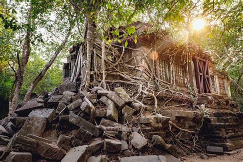 Prasat Beng Mealea in Cambodia Stock Photo - Image of religious, landscape: 163905196