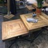 Rustic Rectangle Coffee Table - TheBestWoodFurniture.com