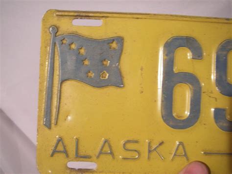 OLD 1948 ALASKA LICENSE PLATE | #1913287746