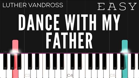 Luther Vandross - Dance With My Father | EASY Piano Tutorial - YouTube