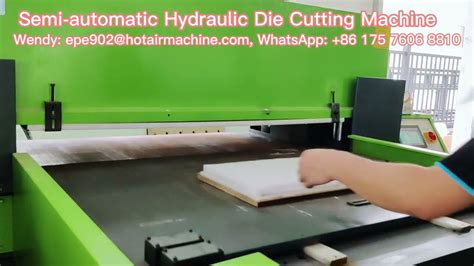 EPE XPE EVA Semi Automatic Die Cutting Machine | Hydrualic Cutting Machine | Punch Press Machine ...