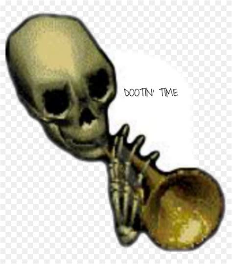 Doot Sticker - Doot Doot Meme Skeleton, HD Png Download - 1024x1119 ...