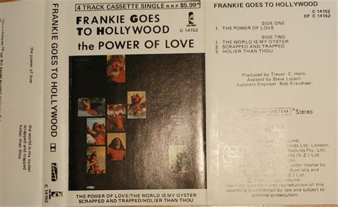 Frankie Goes To Hollywood – The Power Of Love (1984, Cassette) - Discogs