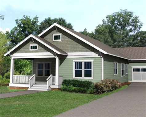 Plan 50132PH: Cozy Bungalow with Attached Garage | Craftsman house ...