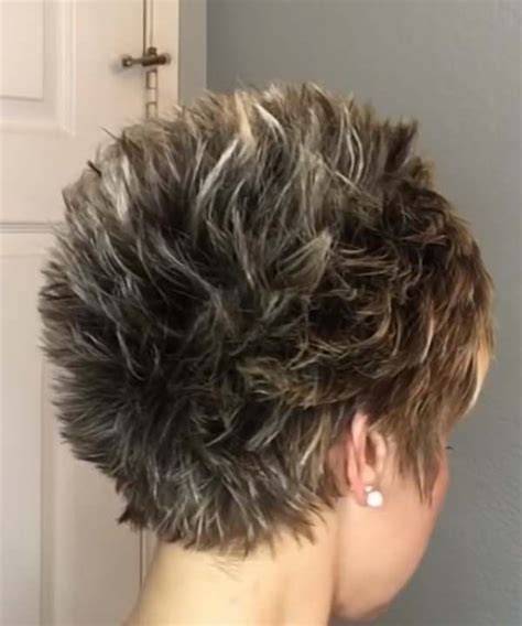 Short Spiky Hairstyles Back View - #ShortHairstyles | Short spiky ...