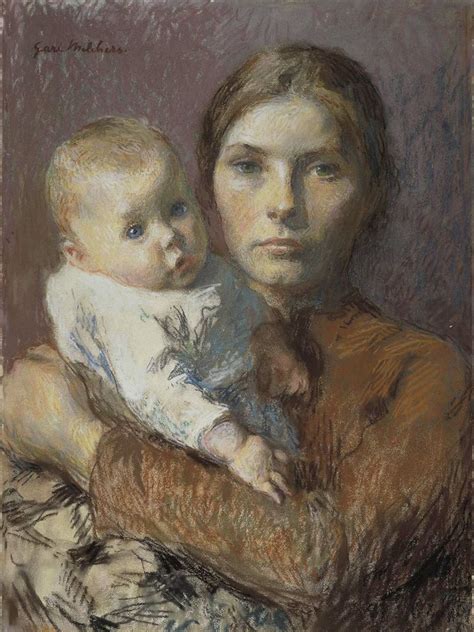 Mother and Child 1904 Painting | Gari Melchers Oil Paintings