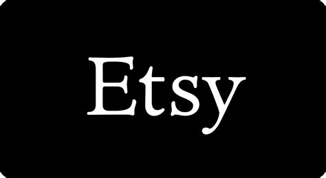 Etsy Logo Black and White (1) – Brands Logos