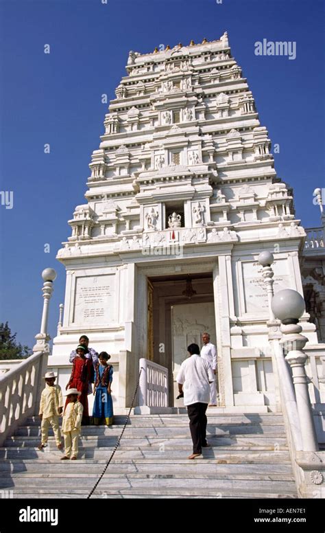 India Andhra Pradesh Hyderabad Birla Mandir gopuram Stock Photo - Alamy