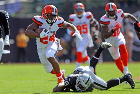 Nick Chubb is third Browns rookie to win rookie of the week this season | cleveland.com