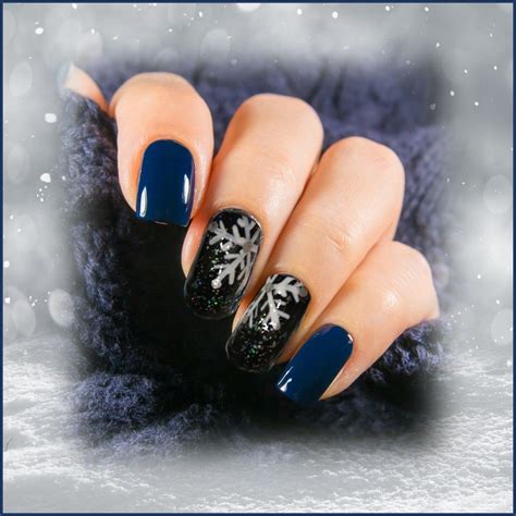 The Best Winter Themed Nail Designs References - clowncoloringpages