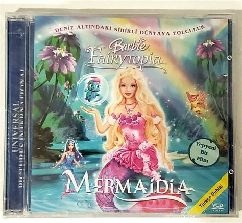 NEW Barbie Fairytopia Mermaidia Sealed TURKISH VCD Video Movie Disc ...