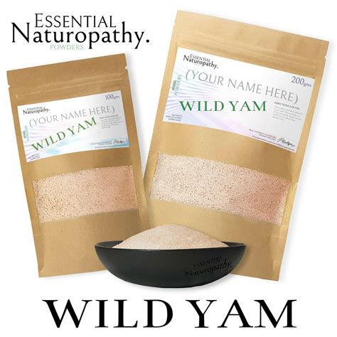 WILD YAM ROOT POWDER (Dioscorea villosa) PREMIUM HERB - High Quality ...