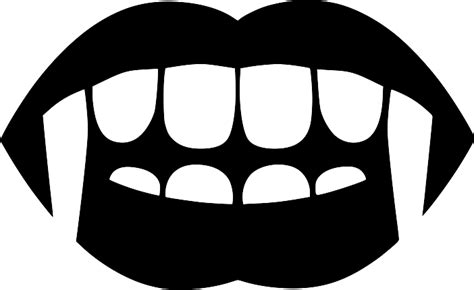 Free vampire teeth svg