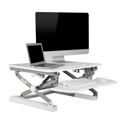 FlexiSpot Height Adjustable Stand-Up Desk 27 in. W Platform Standing ...