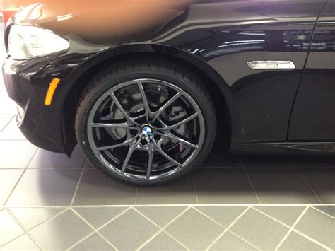 Black chrome wheels on a 5 series | Black chrome wheels, Chrome wheels ...