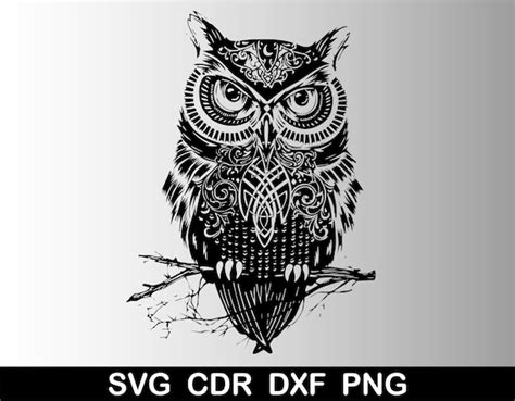 Owl Svg File Owl Clipartowl Vector Owl Silhouette Owl - Etsy Australia