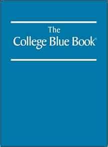 Amazon.com: College Blue Book (9780028659992): Publishing MacMillan: Books