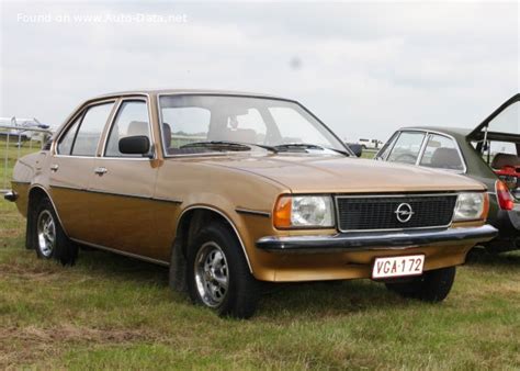 1975 Opel Ascona B 1.6 N (60 Hp) | Technical specs, data, fuel consumption, Dimensions