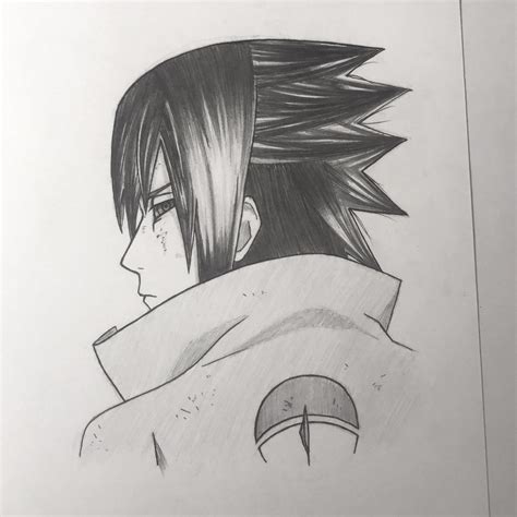 Sasuke drawing I did : r/Naruto