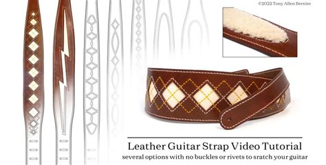 how to make leather guitar straps — Tony Allen Bernier